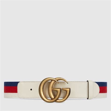 cintura gucci bianca piccola